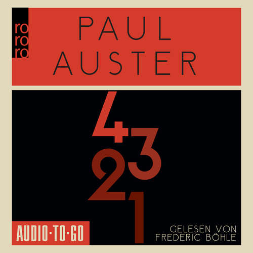 Hoerbuch 4 3 2 1 - Paul Auster - Frederic Böhle
