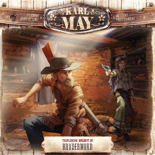 Hoerbuch Karl May, Folge 29: Teuflische Brüder III: Brudermord - Eric Zerm - Oliver Feld