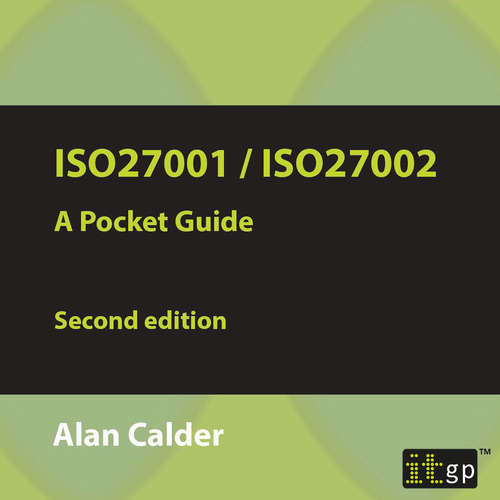 Audiobook ISO27001/ISO27002:2013 - Alan Calder - Liam Gerrard