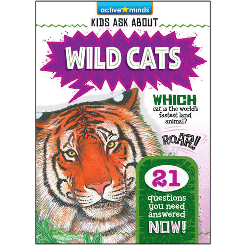 Audiobook Wild Cats - Active Minds: Kids Ask About - Diane Muldrow - Angela Juarez