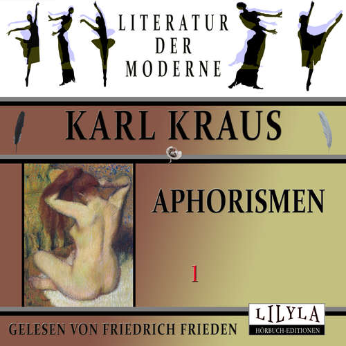 Hoerbuch Aphorismen 1 - Karl Kraus - Friedrich Frieden