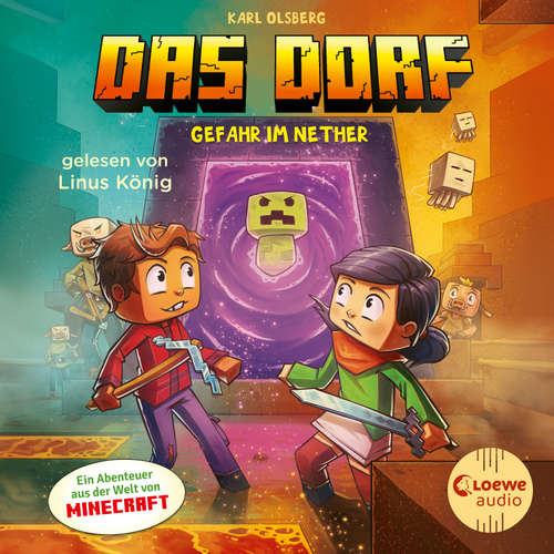 Hoerbuch Das Dorf 2 - Gefahr im Nether - Karl Olsberg - Linus König