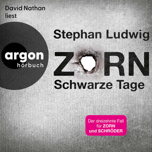 Hoerbuch Zorn - Schwarze Tage - Stephan Ludwig - David Nathan