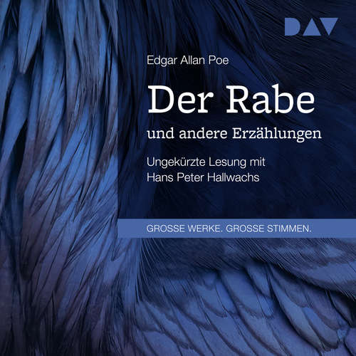 Hoerbuch Der Rabe und andere Erzählungen - Edgar Allan Poe - Hans Peter Hallwachs
