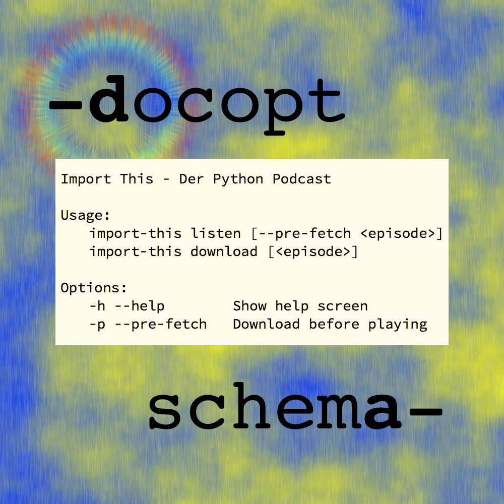 CLI Parameter mit Docopt und Schema