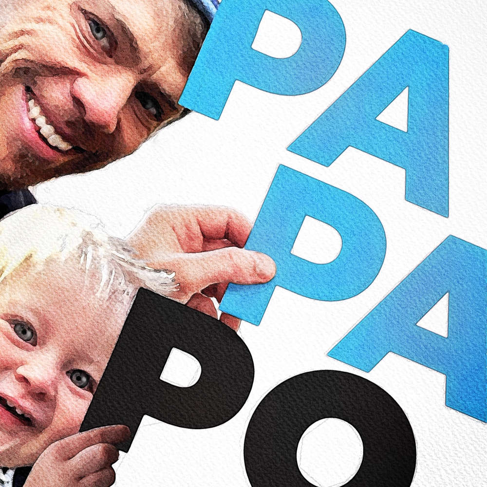 Papa Sven zu Besuch beim Barber