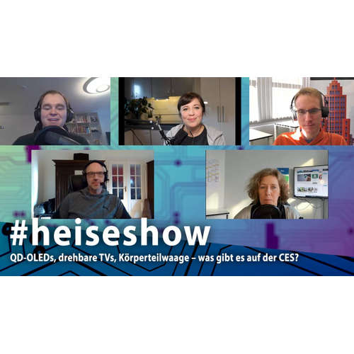 QD-OLEDs, drehbare TVs, Körperteilwaage – was gibt es auf der CES? | #heiseshow