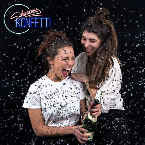 Schwarzes Konfetti